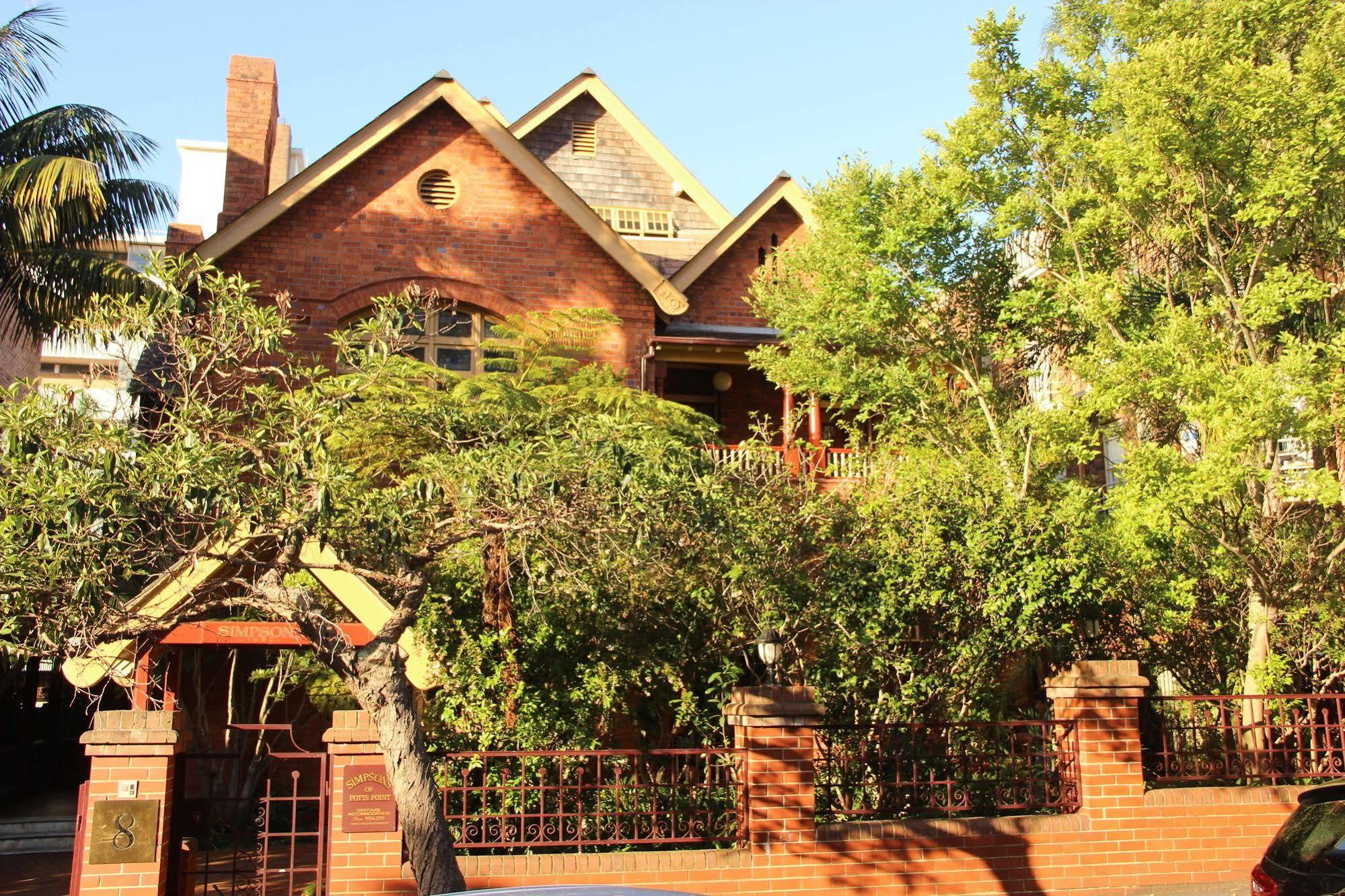 Готель Simpsons Of Potts Point Сідней Екстер'єр фото