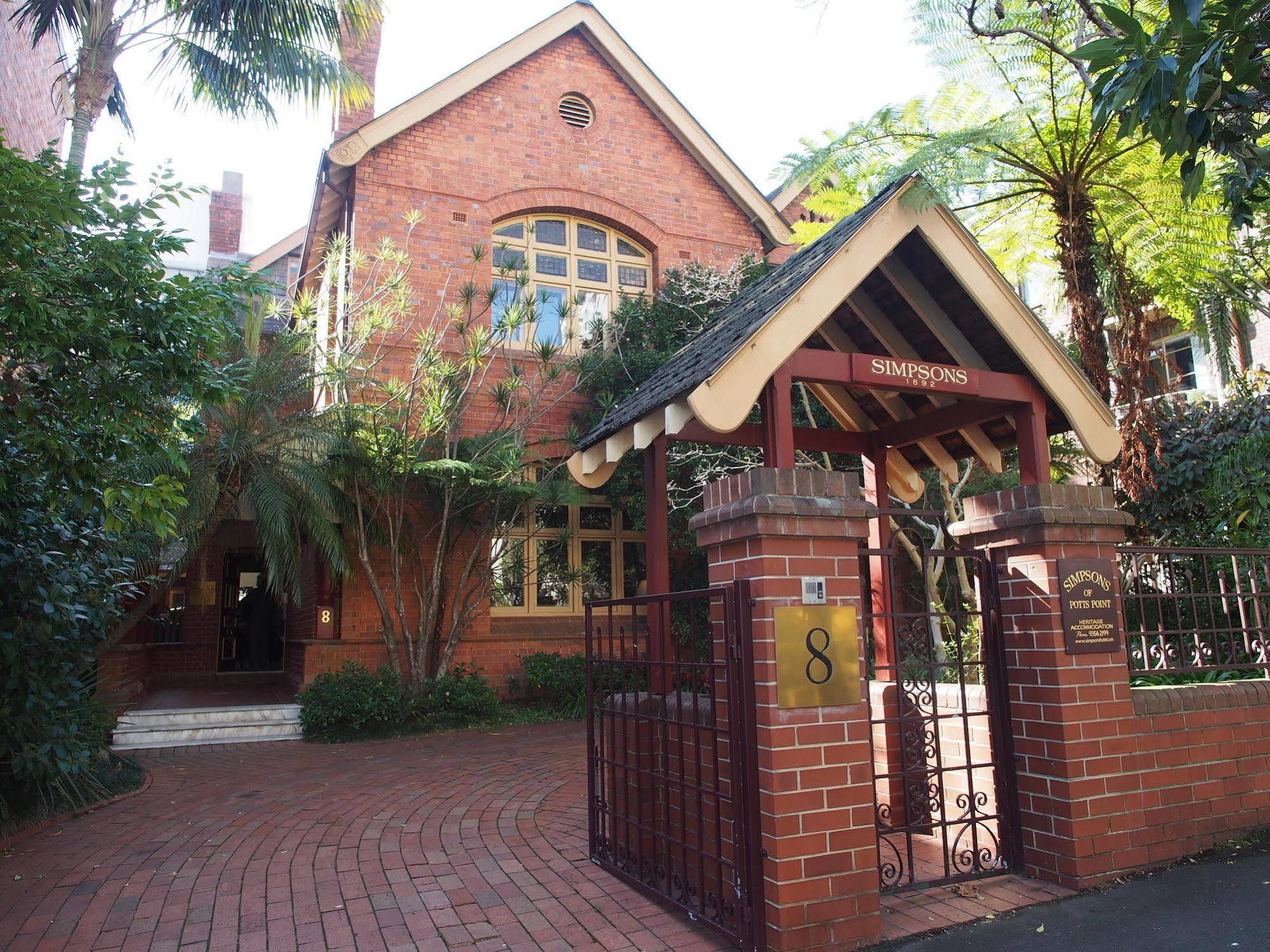 Готель Simpsons Of Potts Point Сідней Екстер'єр фото